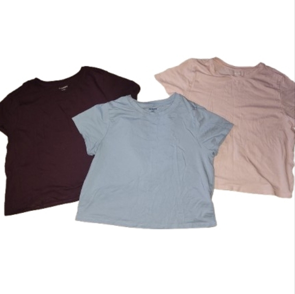 Bundle Of 3 Old Navy Bestee Cropped T-Shirts - Picture 2 of 14